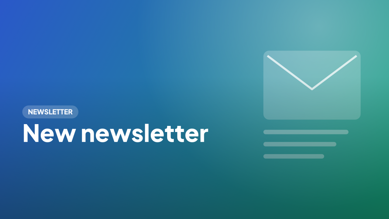 New newsletter